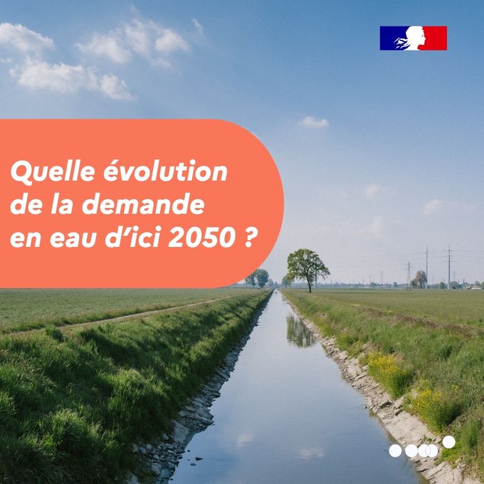 Quelle évolution de la demande en eau d'ici 2050 ?
