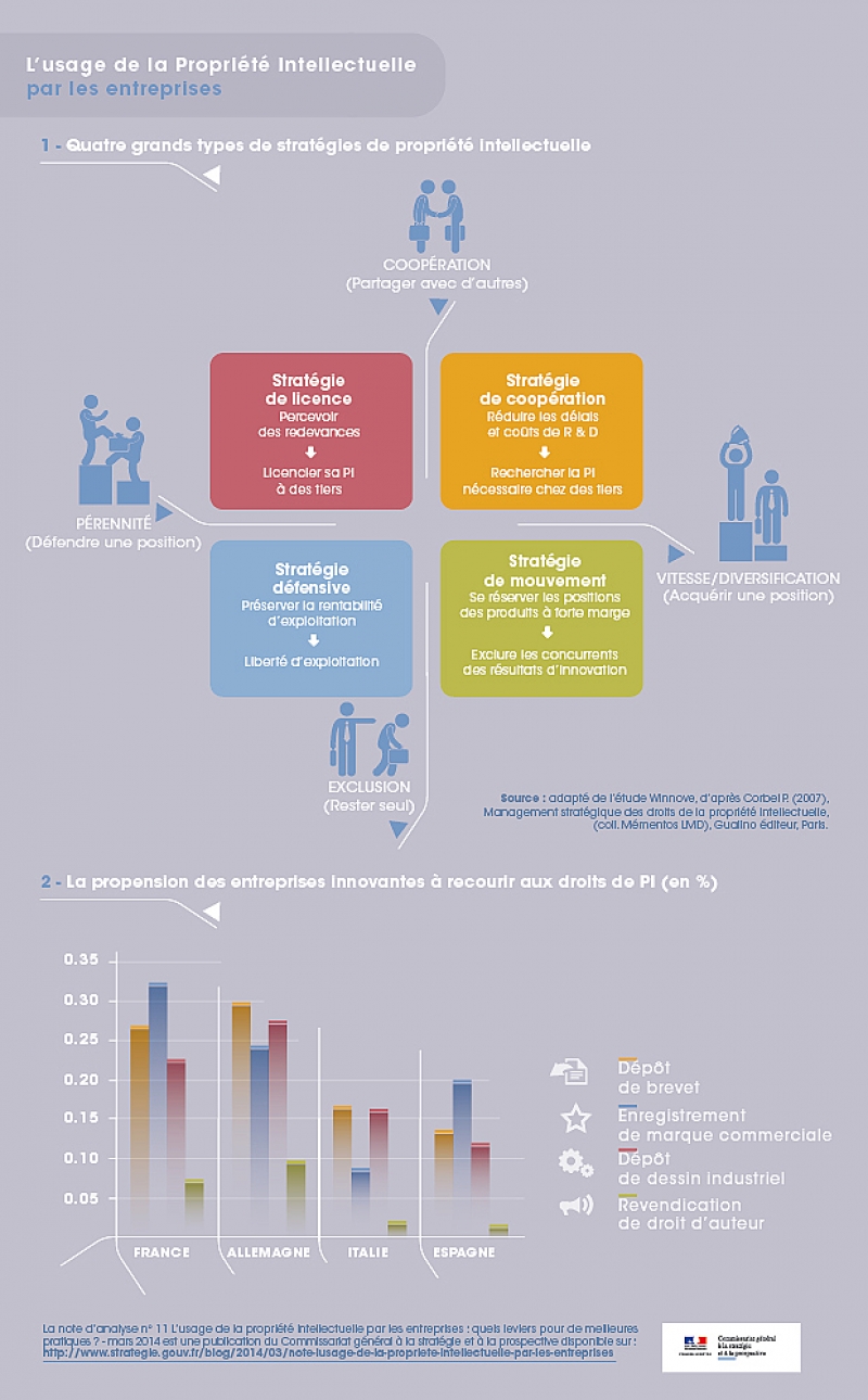 infographie propriété intellectuelle
