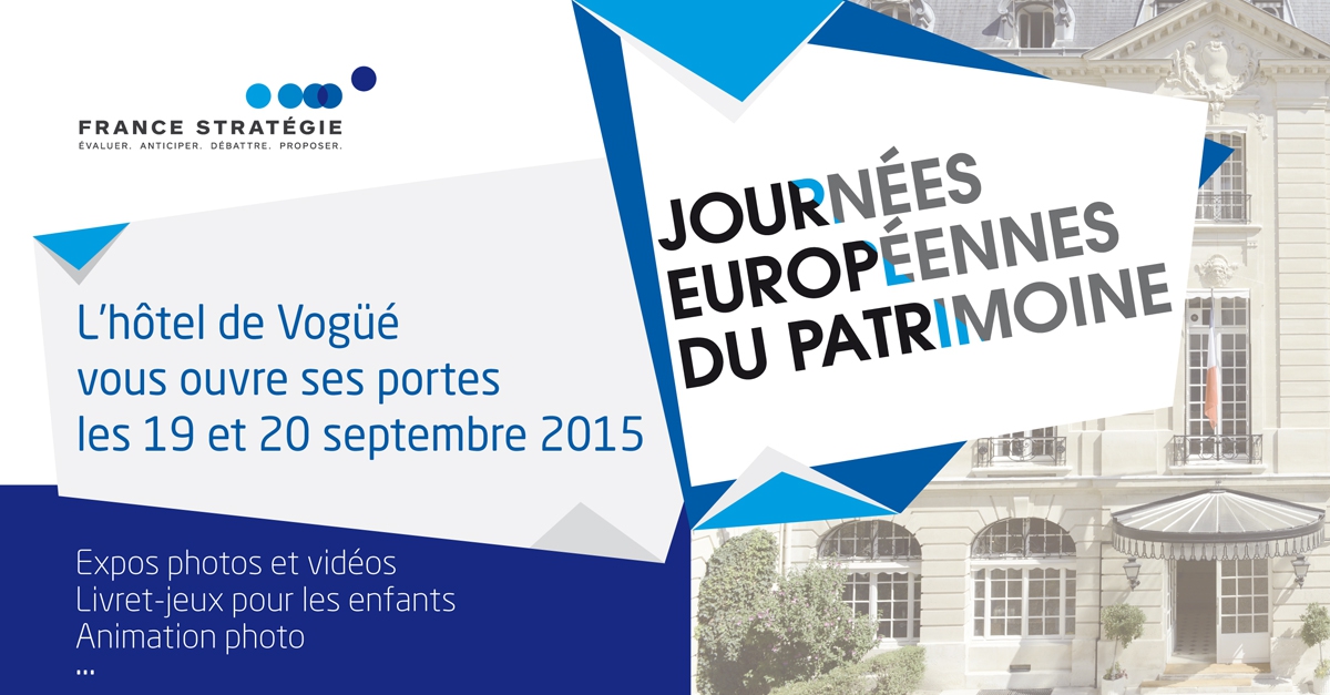 Journées européennes du patrimojnse 2015 - France Stratégie